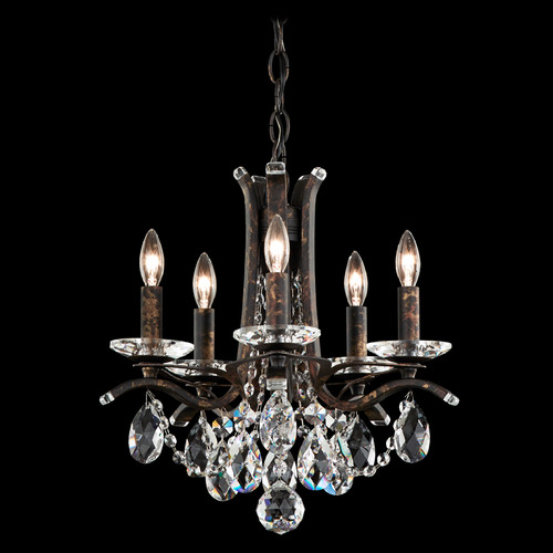 Schonbek Worldwide Lighting Vesca Heirloom Bronze Crystal Chandelier