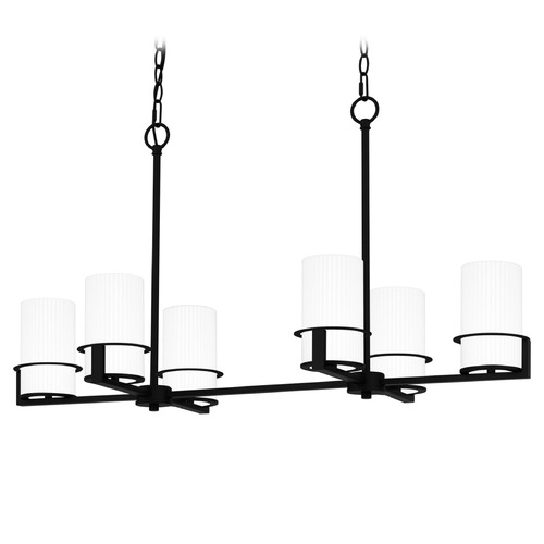 Quoizel Lighting Seymour Matte Black Island Light