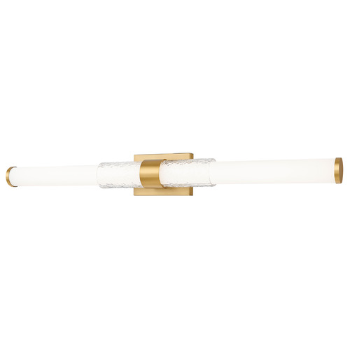 Z-Lite Egon Modern Gold LED Vertical Bathroom Light