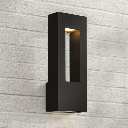 Atlantis 16-Inch LED Outdoor Wall Light in Black by Hinkley Lighting