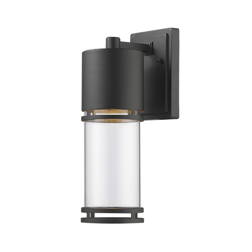 Z-Lite Luminata Black LED Outdoor Wall Light by Z-Lite 553M-BK-LED