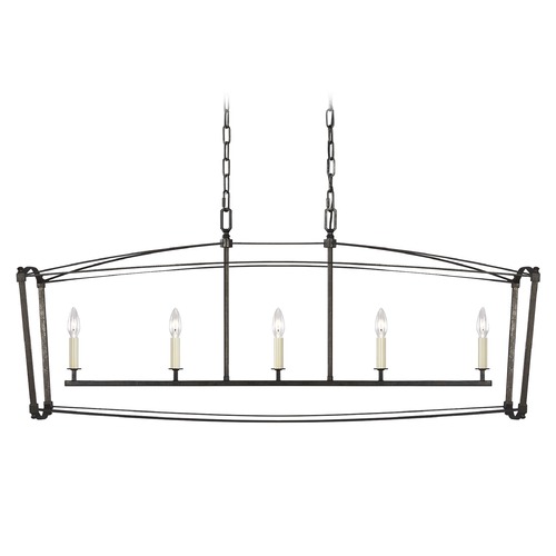 Thayer Smith Steel Chandelier by Visual Comfort Studio