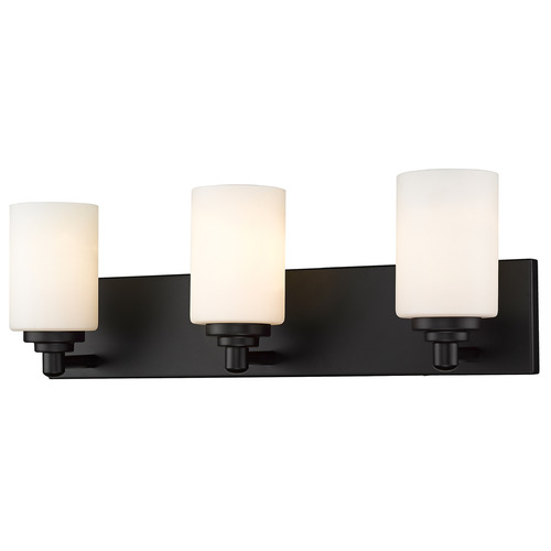 Soledad Matte Black Bathroom Light by Z-Lite