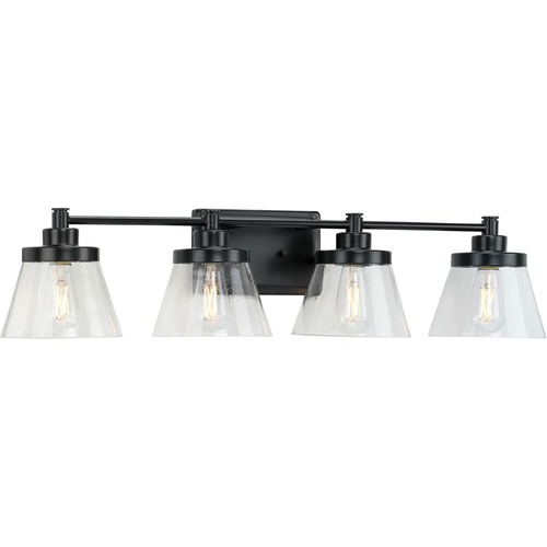 Hinton 33.50-Inch Bath Light in Matte Black by Progress Lighting