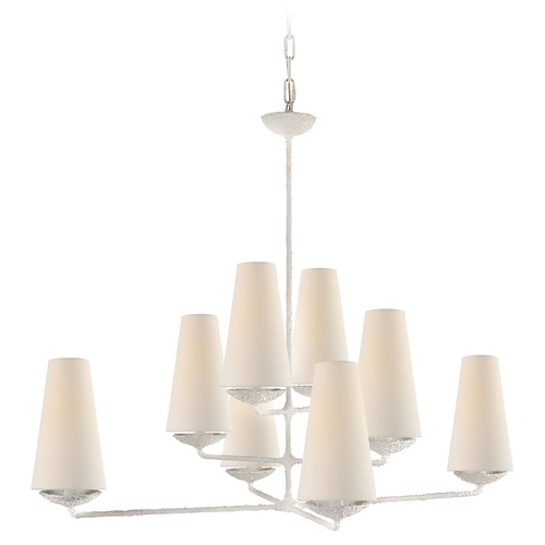 Aerin Fontaine Offset Chandelier in Plaster by Visual Comfort Signature
