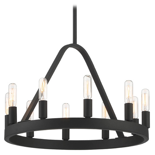 Designers Fountain Carousel Black Chandelier