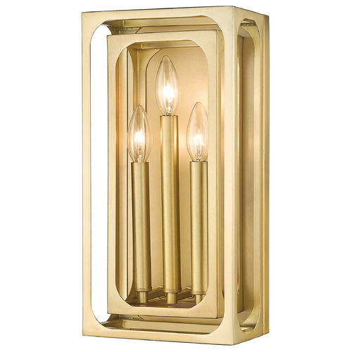 Z-Lite Easton Rubbed Brass Sconce by Z-Lite 3038-3S-RB