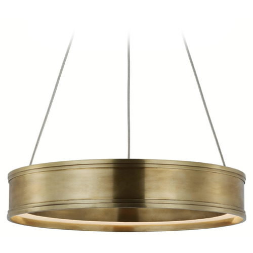 Visual Comfort Signature Collection Chapman & Myers Connery Pendant in Antique Brass by VC Signature CHC1612AB