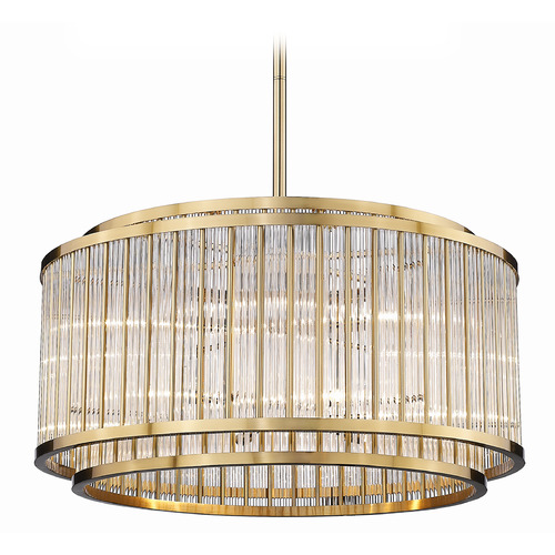 Avenue Lighting Waldorf Collection Pendant in Antique Brass by Avenue Lighting HF1928-AB