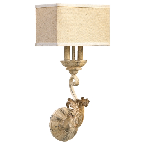 Florence 2-Light Wall Sconce in Persian White by Quorum Lighting