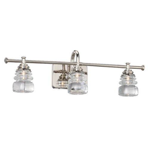 WAC Lighting Rondelle LED Bathroom Vanity & Wall Light by WAC Lighting WS-42524-PN