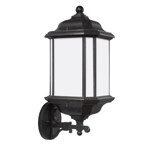 Kent 19.25-Inch Outdoor Wall Light in Black by Generation Lighting