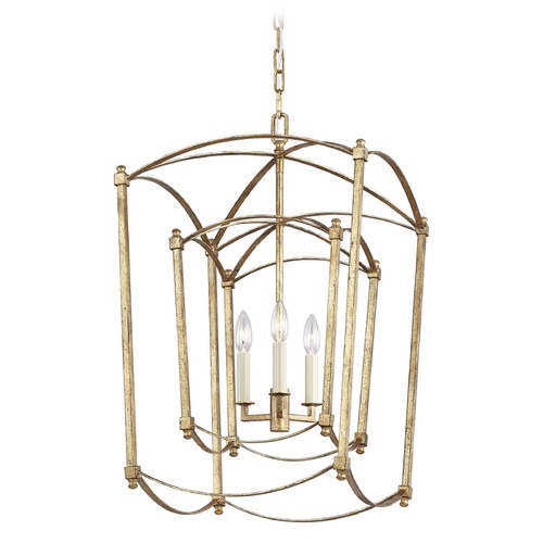 Generation Lighting Thayer Antique Gild Pendant by Generation Lighting F3327/3ADB