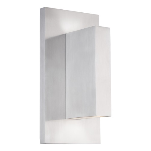 Kuzco Lighting Modern Brushed Nickel LED Outdoor Wall Light 3000K 293LM by Kuzco Lighting EW22109-BN