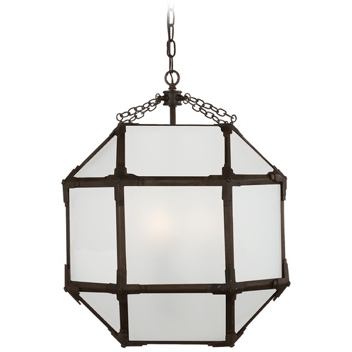 Suzanne Kasler Morris Medium Lantern in Antique Zinc by Visual Comfort Signature