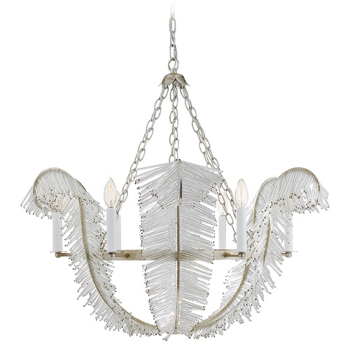 Niermann Weeks Calais Chandelier in Silver Leaf by Visual Comfort Signature