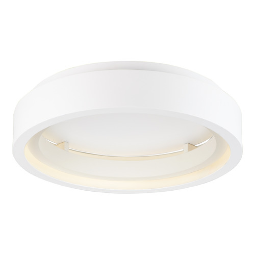 iCorona WiZ 24-Inch LED Flush Mount in Matte White by ET2 Lighting