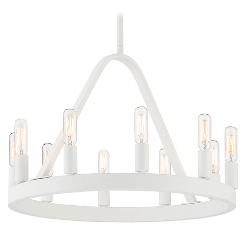 Designers Fountain Carousel Matte White Chandelier