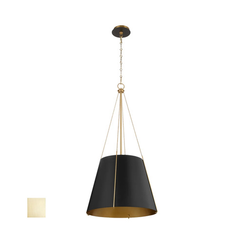 Quorum Lighting Denise Aged Brass Pendant with by Quorum Lighting 862-3-80