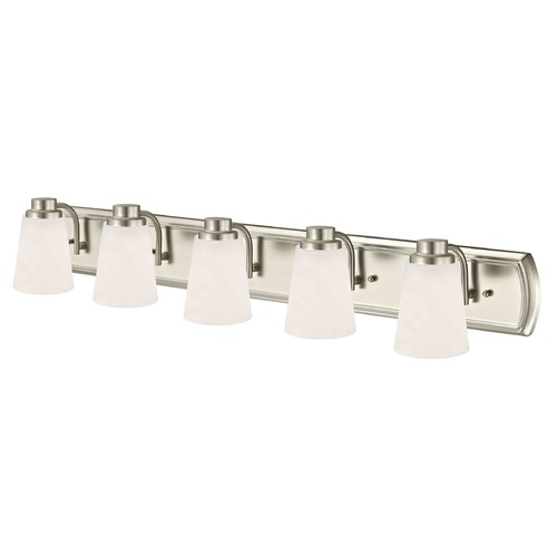 Design Classics Lighting 5-Light Bath Bar in Satin Nickel 1205-09 GL1055