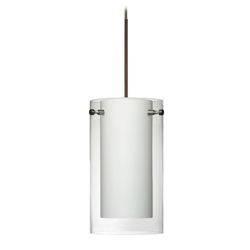 Besa Lighting Besa Lighting Pahu Bronze Mini-Pendant Light 1XT-C44007-BR