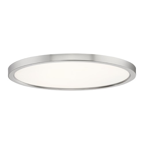 Quoizel Lighting Outskirts 20-Inch LED Flush Mount in Brushed Nickel by Quoizel Lighting OST1720BN