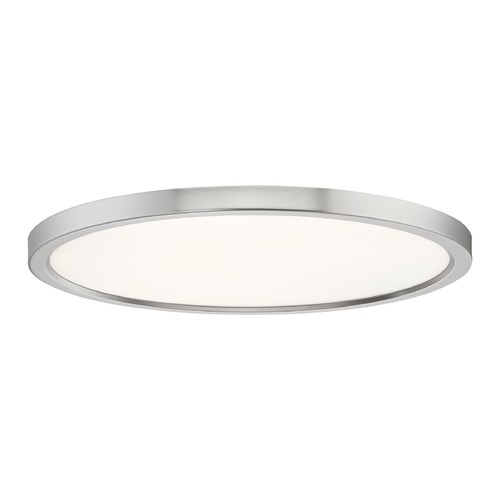 Outskirts 20-Inch LED Flush Mount in Brushed Nickel by Quoizel Lighting