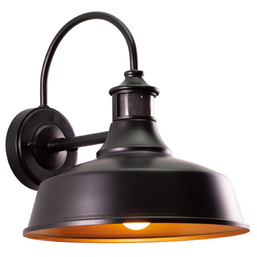 Vaxcel Lighting Dorado Dark Bronze & Light Gold Barn Light