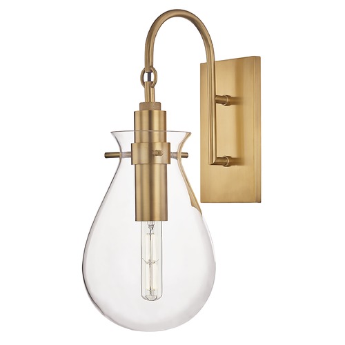 Hudson Valley Lighting Ivy Aged Brass Wall Sconce by Hudson Valley Lighting BKO100-AGB