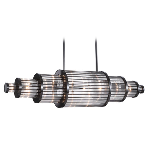 Waldorf Collection Pendant in Polished Gunmetal by Avenue Lighting