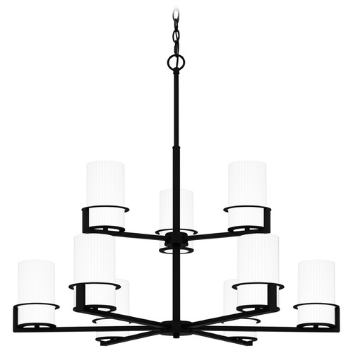 Quoizel Lighting Seymour Matte Black Chandelier