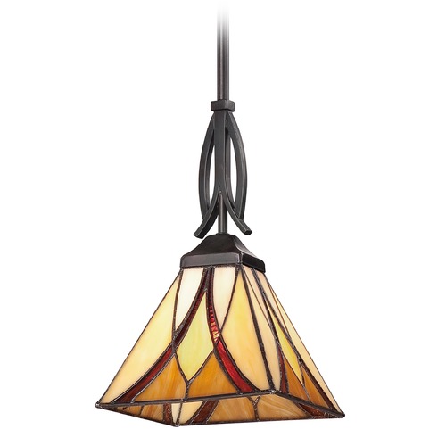 Quoizel Lighting Asheville Mini Pendant in Valiant Bronze by Quoizel Lighting TFAS1507VA