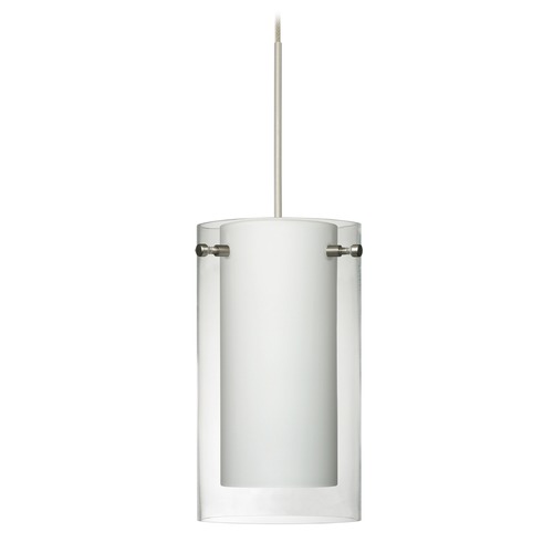 Besa Lighting Pahu Satin Nickel Mini-Pendant Light