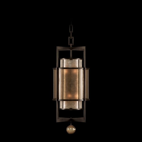 Fine Art Lamps Singapore Moderne Brown Patinated Bronze Pendant Light with Cylindrical Shade