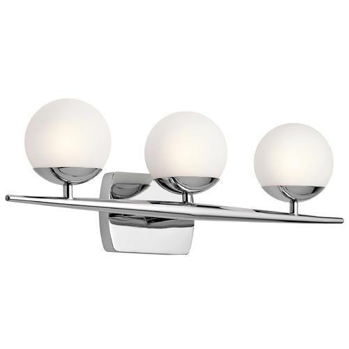 Jasper Bathroom Light in Chrome by Kichler Lighting