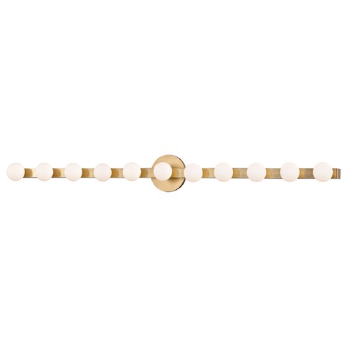 Hudson Valley Lighting Taft Aged Brass LED Bathroom Light by Hudson Valley Lighting 7011-AGB