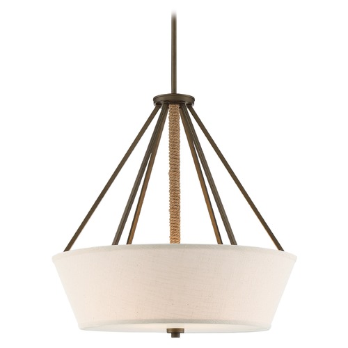 Seneca Mahogany Bronze Pendant by Nuvo Lighting