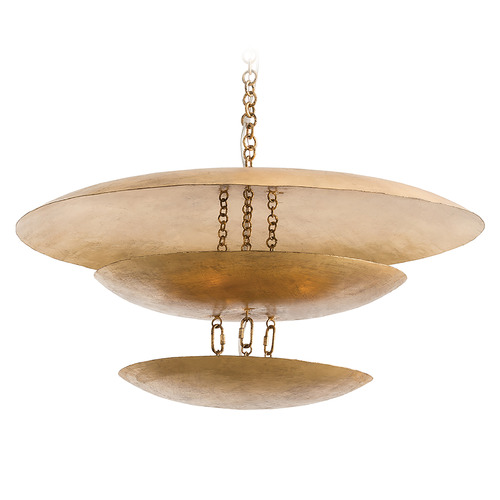 Arteriors Home Lighting Florko Chandelier in Gold Leaf by Arteriors Home 82001