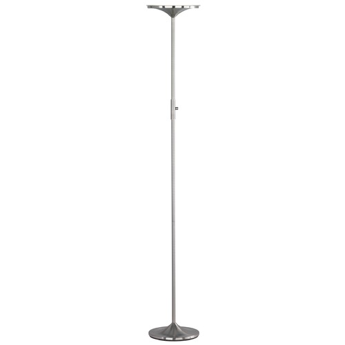 Leipzig Satin Nickel LED Torchiere Lamp by Arnsberg