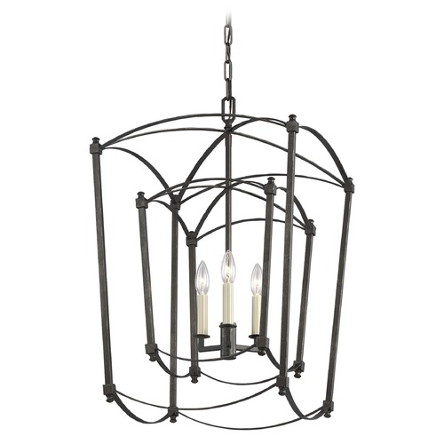 Generation Lighting Thayer Smith Steel Pendant by Generation Lighting F3327/3SMS