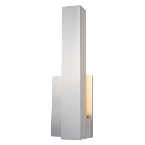 Kuzco Lighting Modern Brushed Nickel LED Outdoor Wall Light 3000K 456LM by Kuzco Lighting EW13212R-BN