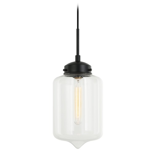 Irresistible Organic Charm Black Pendant by Matteo Lighting