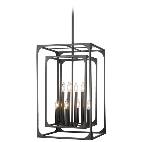 Easton Matte Black Pendant by Z-Lite