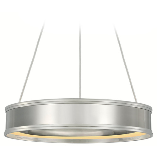 Visual Comfort Signature Collection Chapman & Myers Connery Pendant in Polished Nickel by VC Signature CHC1612PN