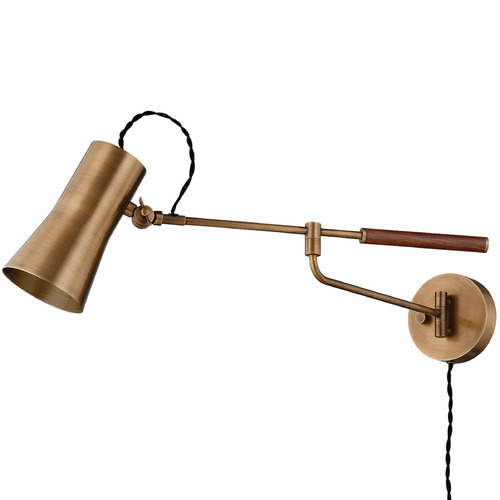 Troy Lighting Troy Lighting Lauren Liess Novel Patina Brass LED Swing Arm Lamp PTL1308-PBR
