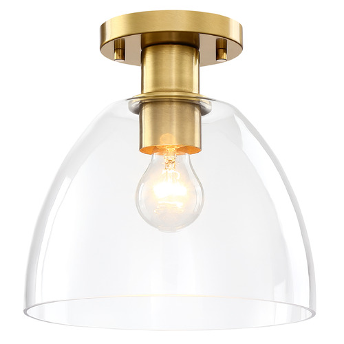Designers Fountain Indigo Brushed Gold Semi-Flushmount Light