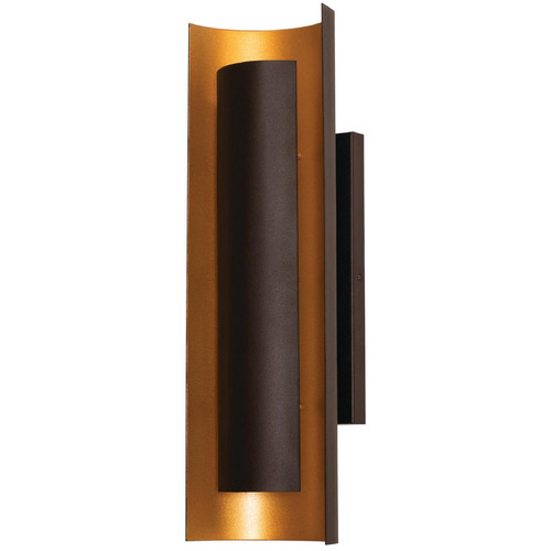 Afx Lighting Reveal Black & Gold LED Sconce