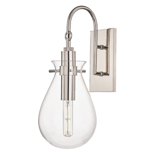 Ivy Wall Sconce in Polished Nickel by Hudson Valley Lighting