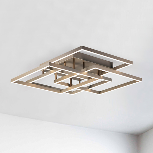 Traverse 31-Inch LED Flush Mount in Champagne by ET2 Lighting