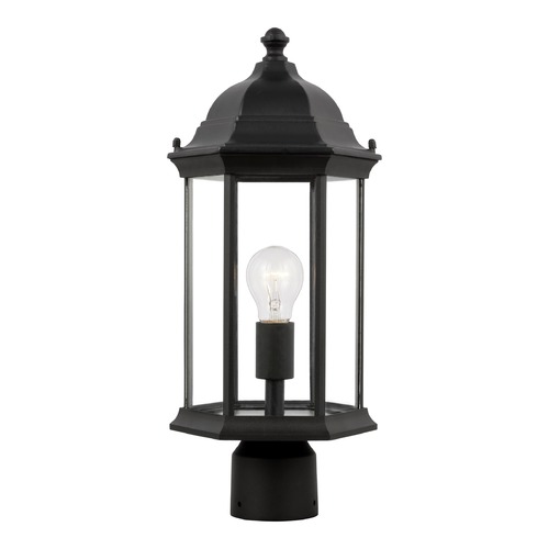 Sevier Black Post Light by Generation Lighting
